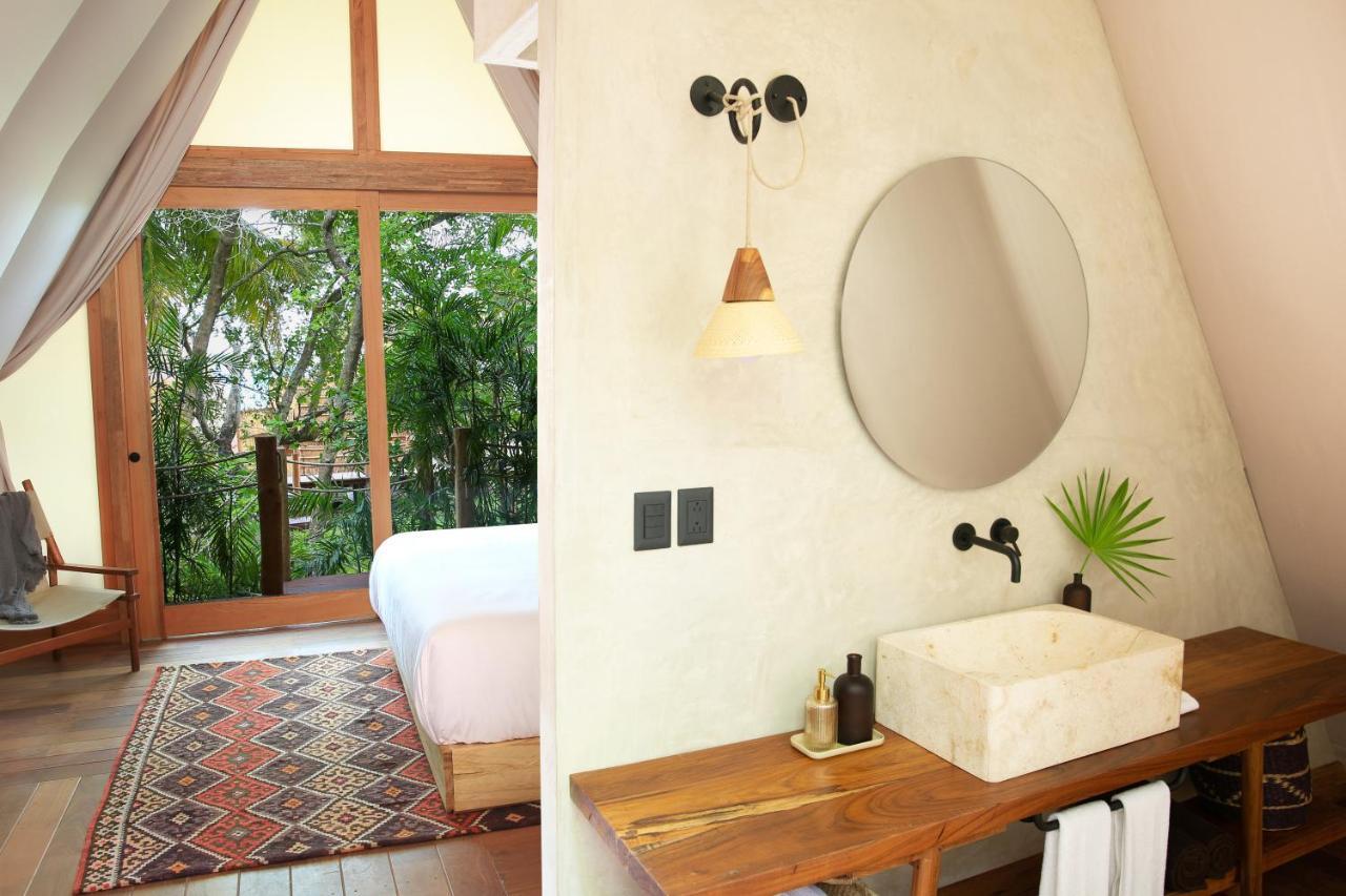 Habitas Bacalar Hotel Bagian luar foto