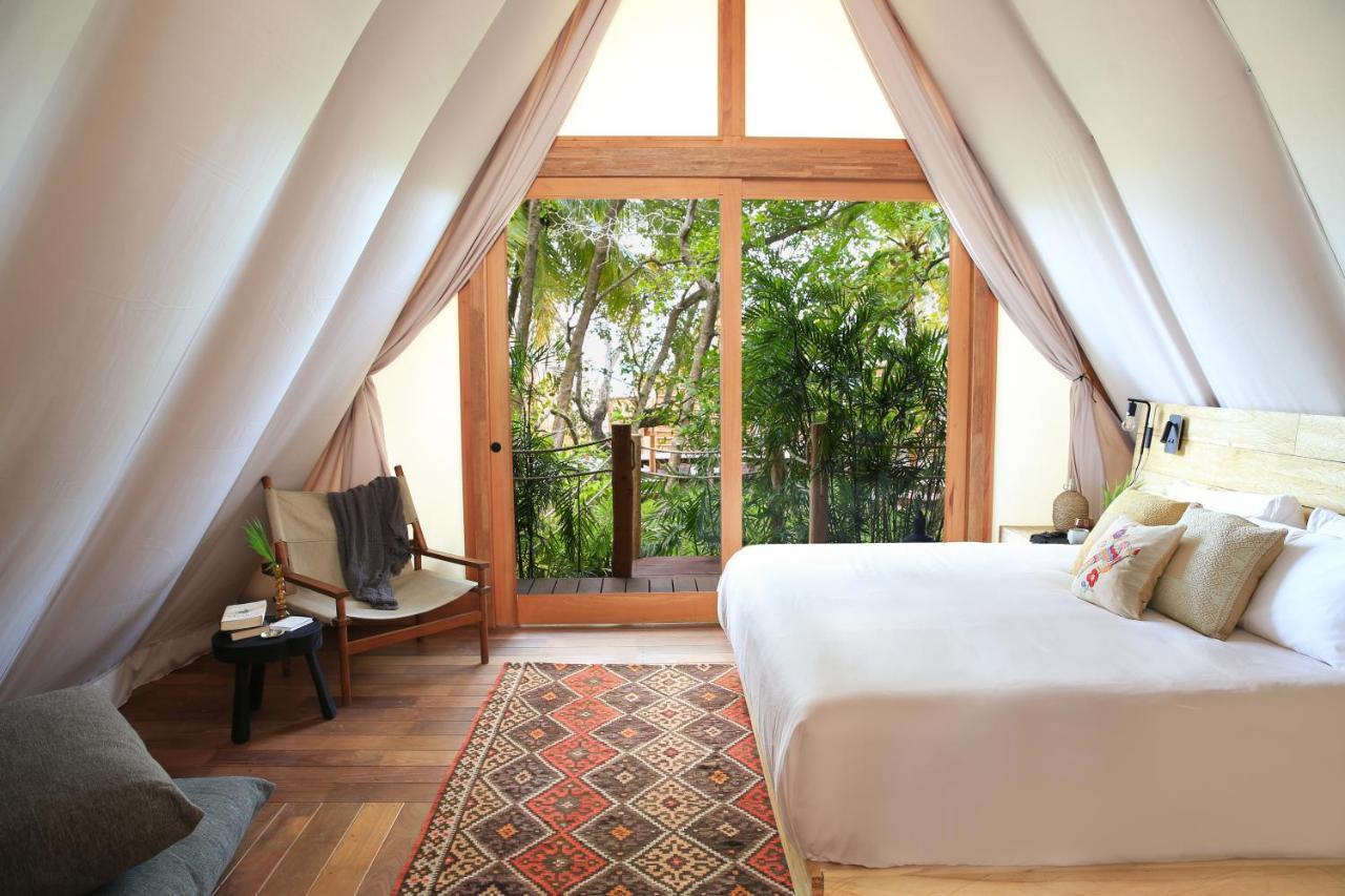 Habitas Bacalar Hotel Bagian luar foto