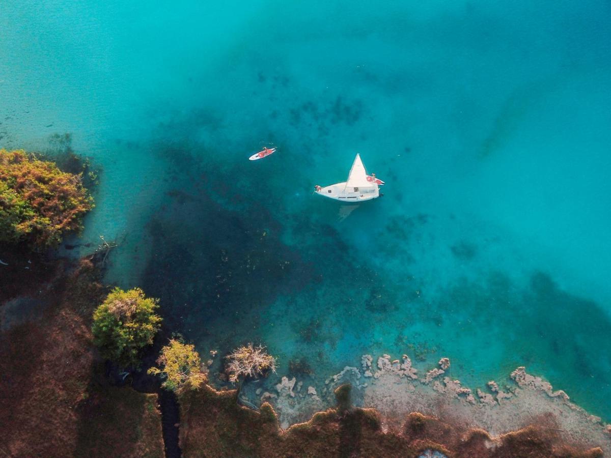 Habitas Bacalar Hotel Bagian luar foto