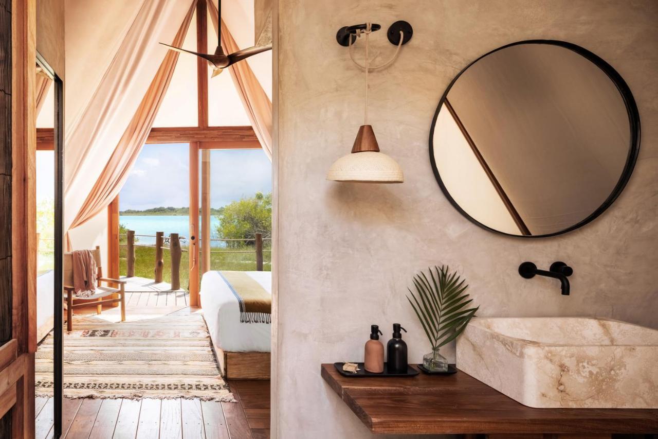Habitas Bacalar Hotel Bagian luar foto