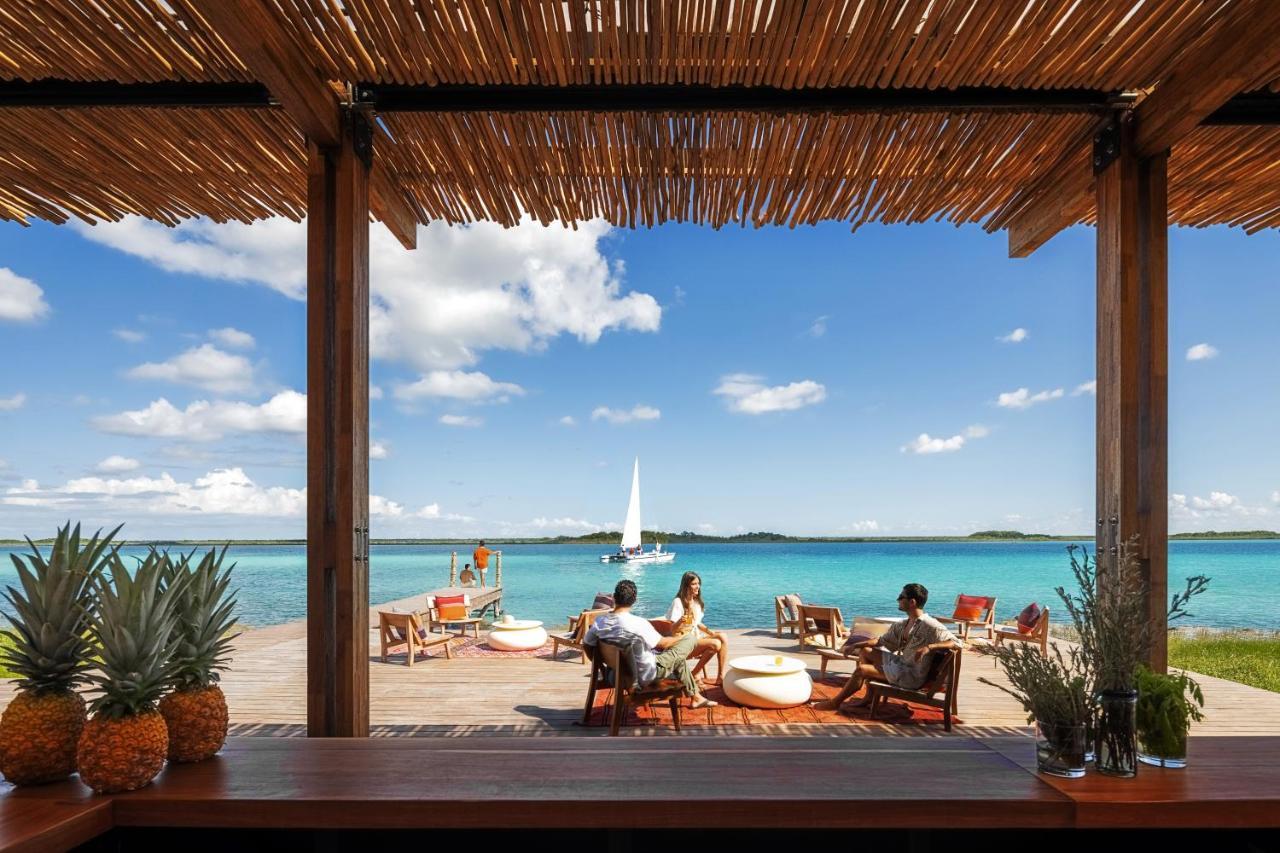 Habitas Bacalar Hotel Bagian luar foto