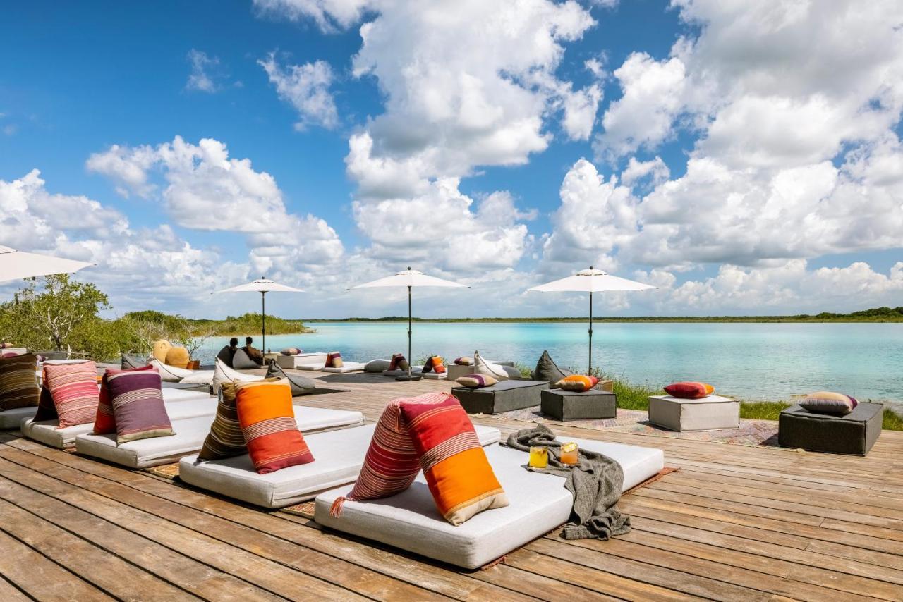 Habitas Bacalar Hotel Bagian luar foto