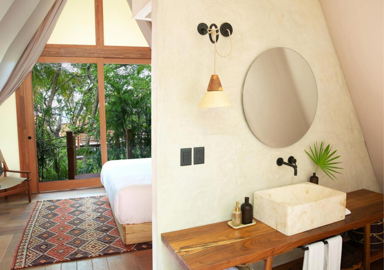 Habitas Bacalar Hotel Bagian luar foto